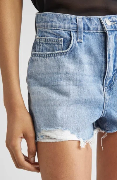 L'agence Clark High Rise Short In Blue