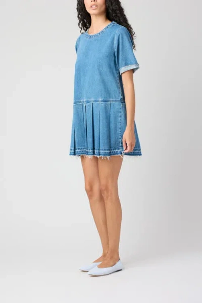 Tt Studios Coco Pleated Denim Dress