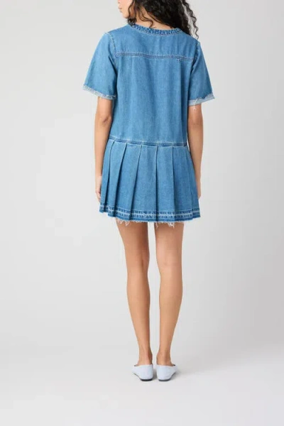 Tt Studios Coco Pleated Denim Dress