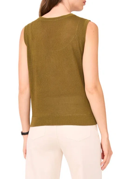 Halogenr Halogen(r) Sleeveless Button-up Sweater