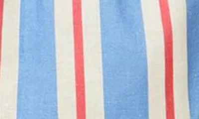 Solid & Striped The Charlie Shorts Americana Stripe In Blue