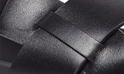 Fendi Ff Leather Sandals In Black