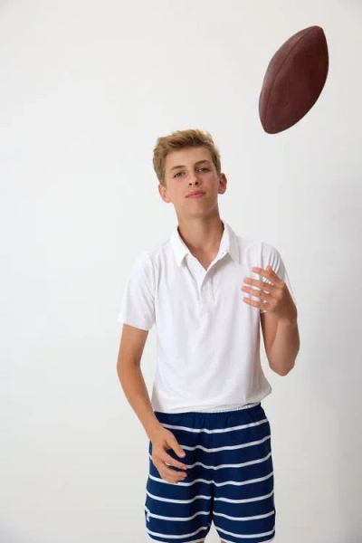 Courtside Kids Boys Retro Super Short Lined