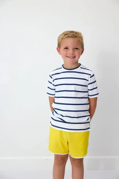 Courtside Kids Boys Striped Practice Tee
