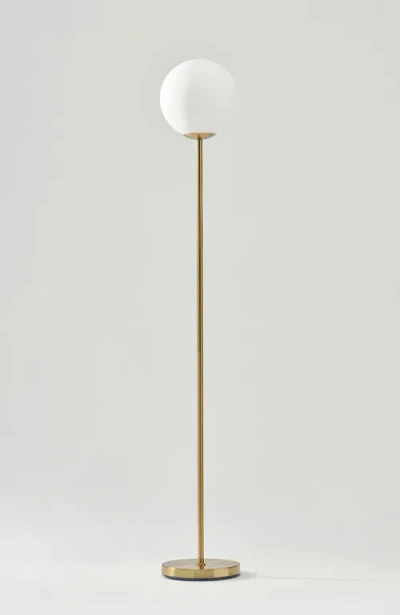 Brightech Luna 65" Modern Led Floor Lamp With Glass Globe Shade