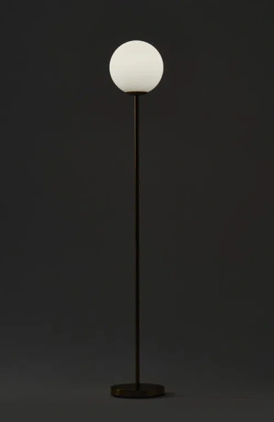 Brightech Luna 65" Modern Led Floor Lamp With Glass Globe Shade