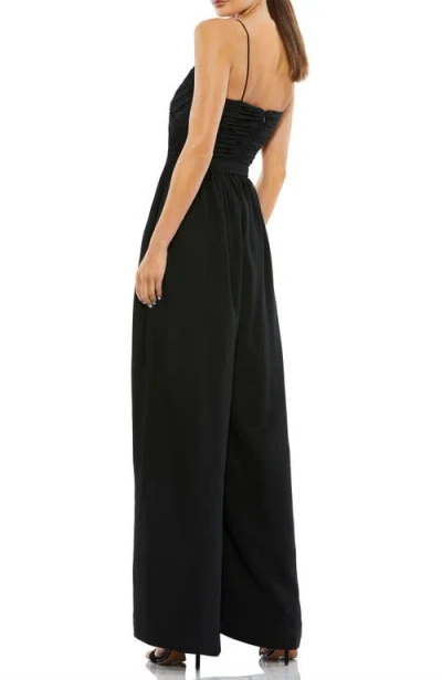Mac Duggal 70100 Formal Spaghetti Strap Jumpsuit In Black