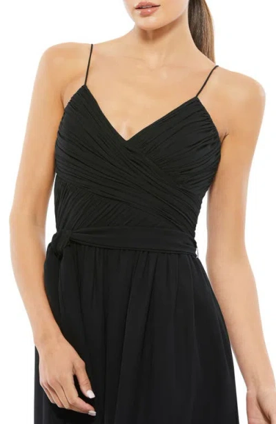 Mac Duggal 70100 Formal Spaghetti Strap Jumpsuit In Black