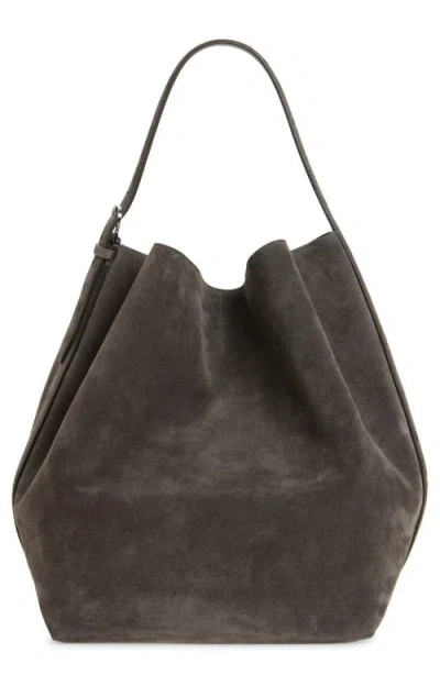 Totême Toteme Belt Strap Suede Hobo Bag