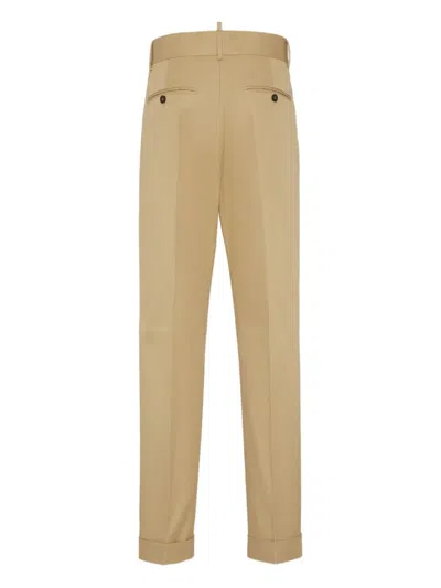 Dsquared2 Belt-loops Trousers In Brown