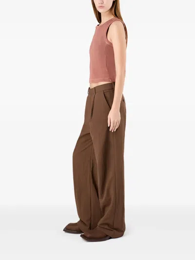Camperlab Tailored Trousers In Brown