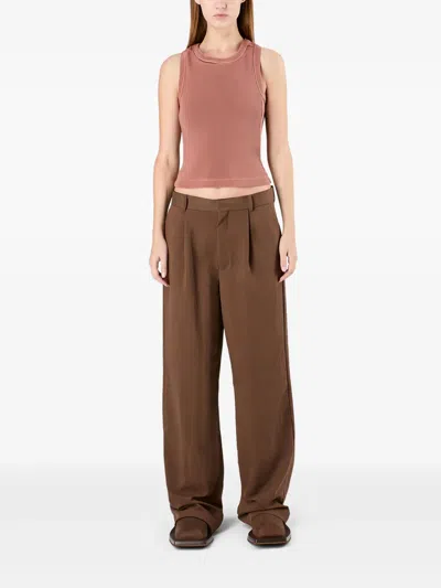 Camperlab Tailored Trousers In Brown