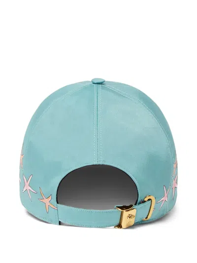 Versace Casquette De Baseball Coral Theatre In Green