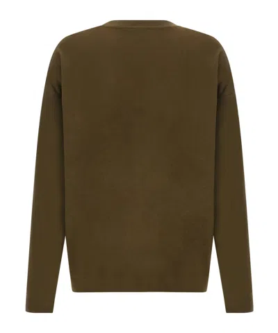 Dries Van Noten Men Khaki Cotton Hegland Oversize T-shirt In Green