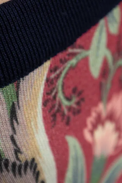 Etro Floral Print Pencil Skirt In Multi