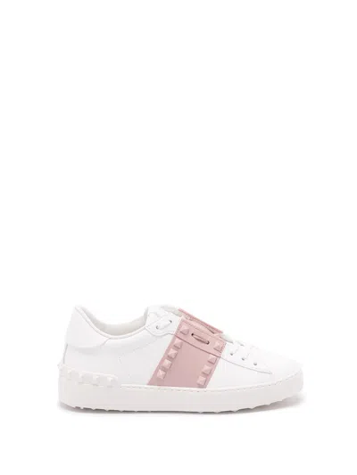 Valentino Open Low-top Sneakers Rubber Sole In White