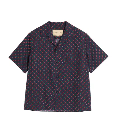 Valentino Garavani Bowling Shirt With Cherryfic Print