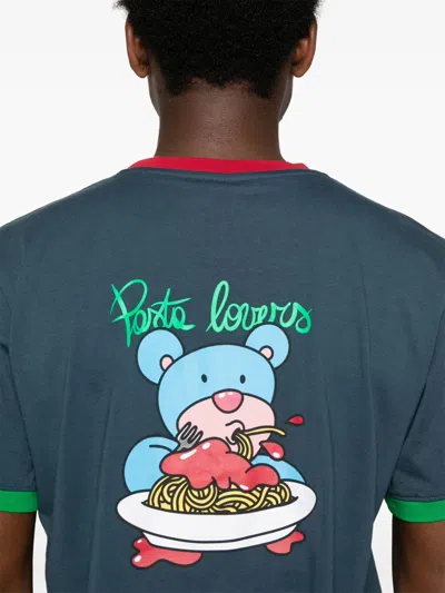 Inbetweeners Pasta Lovers T-shirt In Blue