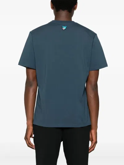 Inbetweeners Graphic-print Cotton T-shirt In Blue