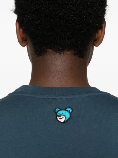 Inbetweeners Graphic-print Cotton T-shirt In Blue