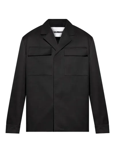 Jil Sander Wool Shirt In Multicolor