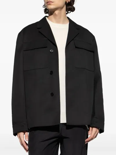 Jil Sander Wool Shirt In Multicolor