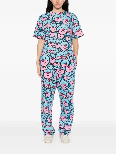 Inbetweeners Camou Bear Og Track Pants In Multi