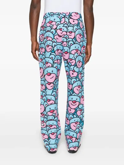 Inbetweeners Camou Bear Og Track Pants In Multi