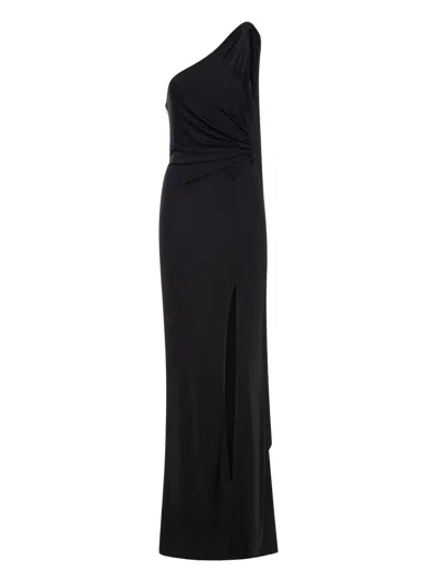 Tom Ford One-shoulder Evening Dress In Black