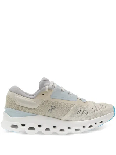 On Cloudstratus 3 Mesh-upper Sneakers In Gray