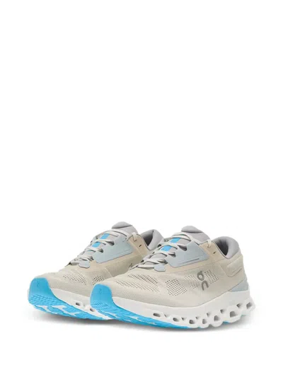 On Cloudstratus 3 Mesh-upper Sneakers In Gray