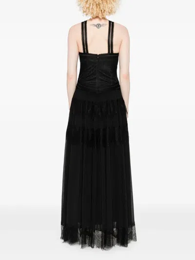 蕾丝超长连衣裙