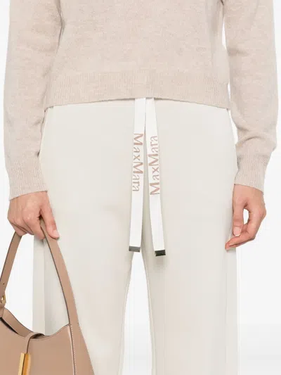 S Max Mara Neutral Pants In Multi
