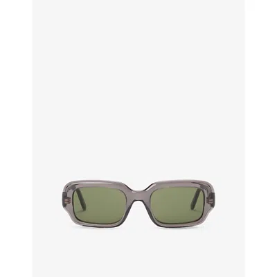 Loewe Womens Grey G735270x12 Rectangle-frame Acetate Sunglasses In Gray