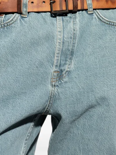 Dsquared2 Distressed Leather Belt In Brown