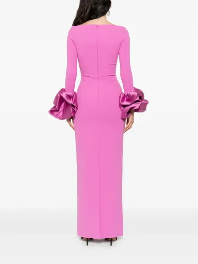 Solace London Talia Maxi Dress In Pink