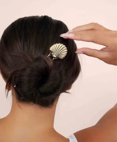 Ettika Santorini Cubic Zirconia Shell Hair Pin