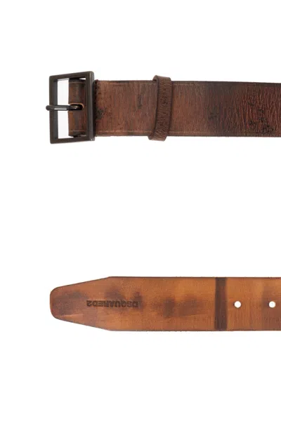 Dsquared2 Distressed Leather Belt