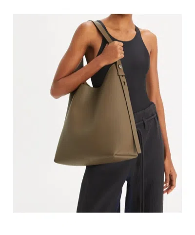 Tory Burch Medium Romy Leather Tote Bag In Brown