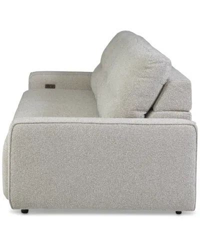 Macy's Frandlyn 3pc Fabric Power Sliding Sofa, Exclusively At