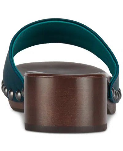 Jeffrey Campbell Cambrie Wooden Platform Slide Sandals