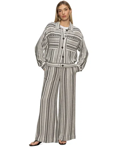 Sanctuary Shoreside Jacket In Atlantic Stripe In Multi