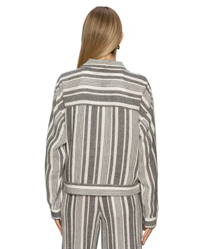 Sanctuary Shoreside Jacket In Atlantic Stripe In Multi