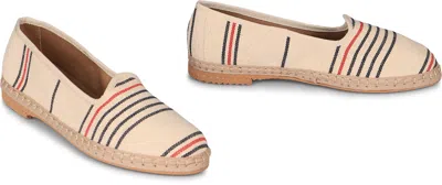 Manebi Portofino Canvas Espadrilles In Neutral