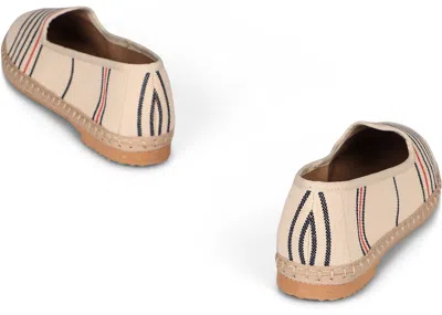 Manebi Portofino Canvas Espadrilles In Neutral