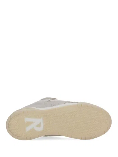 Represent Mesh And Suede Low-top Sneakers With Perforated Design