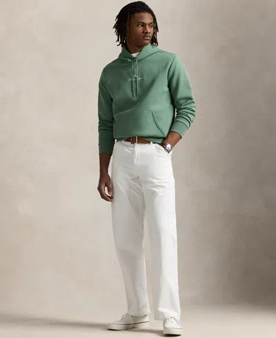 Polo Ralph Lauren Men's Logo Double-knit Hoodie In Brown