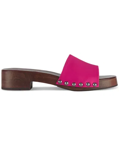 Jeffrey Campbell Cambrie Wooden Platform Slide Sandals