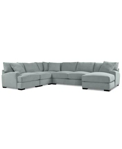 Macy's Rhyder 5-pc. Fabric Chaise Sectional, Exclusively At