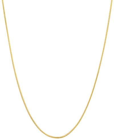Steeltime Women's 14k Gold Plated Snake Chain Necklace